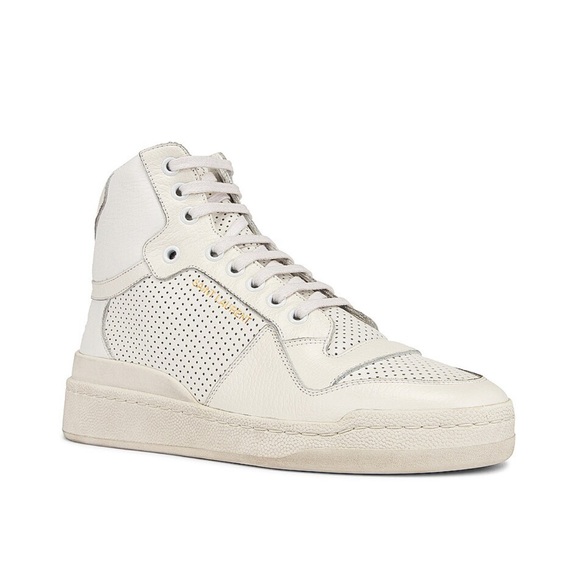SAINT LAURENT SL24 HIGH TOP SNEAKERS - Picture 2 of 14